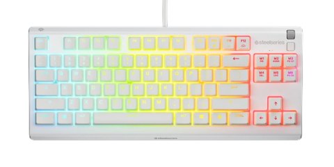 Klawiatura SteelSeries Apex 3 TKL US, white SteelSeries