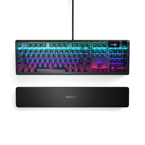 Klawiatura gamingowa SteelSeries Apex 5, układ amerykański, przewodowa, czarna Klawiatura gamingowa SteelSeries Apex 5 Hybrydowe SteelSeries