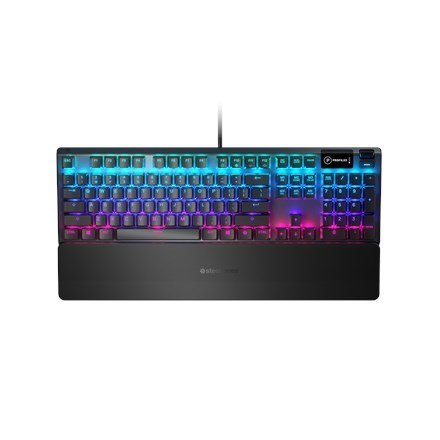 Klawiatura gamingowa SteelSeries Apex 5, układ amerykański, przewodowa, czarna Klawiatura gamingowa SteelSeries Apex 5 Hybrydowe SteelSeries