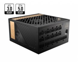 MSI MEG AI1300P PCIE5 moduł zasilaczy 1300 W 24-pin ATX ATX Czarny MSI