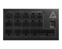 MSI MEG AI1300P PCIE5 moduł zasilaczy 1300 W 24-pin ATX ATX Czarny MSI