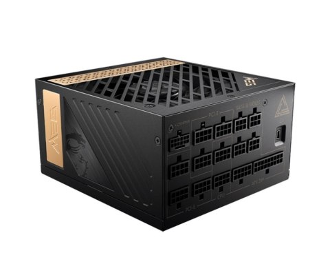 MSI MEG AI1300P PCIE5 moduł zasilaczy 1300 W 24-pin ATX ATX Czarny MSI