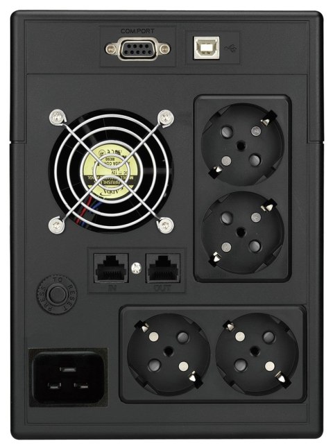 POWER WALKER UPS LINE-IN VI 3000 SCL (4X SCHUKO 230V, RJ11/45 IN/OUT, USB, LCD) POWER WALKER