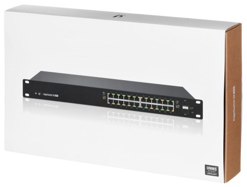 Switch Ubiquiti EdgeSwitch 24 PoE (250W) 26p PoE ( PoE+: 24;) 220W Managed Gigabit UBIQUITI