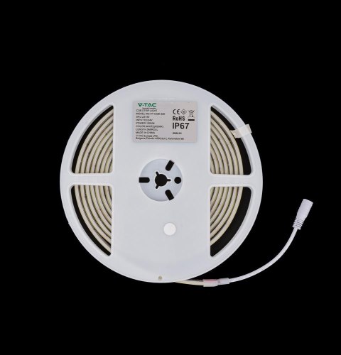 Taśma LED V-TAC Bezpunktowa COB 320LED 24V IP67 10W/m VT-COB 320 Kolor Zielony