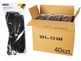 Przedłużacz sieciowy pr-570p 5-gniazd z uziemieniem 3m czarny 3x1,5mm opakowanie Blow