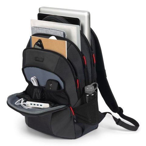 DICOTA D32119-RPET plecak Plecak turystyczny Czarny, Czerwony Poliester, Przetworzony politereftalan etylenu (rPET) MANFROTTO