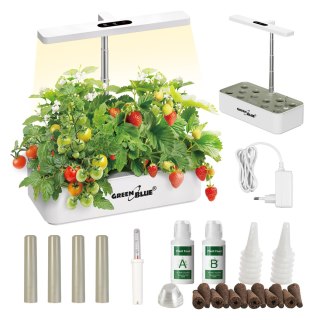 Inteligentny System wewnętrznej uprawy roślin GreenBlue, doniczka SMART, pojemność 4L, 220-240V AC 50/60Hz 0.4A GB133 GreenBlue