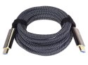 Kabel HDMI PremiumCord Ultra High Speed 2.1 światłowodowy 8K@60Hz, pozłacany 10m No name