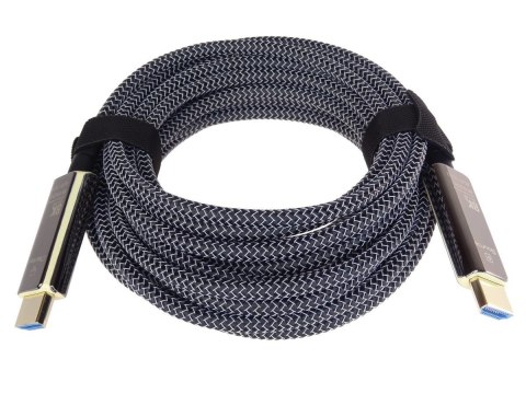 Kabel HDMI PremiumCord Ultra High Speed 2.1 światłowodowy 8K@60Hz, pozłacany 10m No name