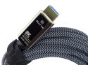 Kabel HDMI PremiumCord Ultra High Speed 2.1 światłowodowy 8K@60Hz, pozłacany 10m No name
