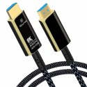Kabel HDMI PremiumCord Ultra High Speed 2.1 światłowodowy 8K@60Hz, pozłacany 10m No name