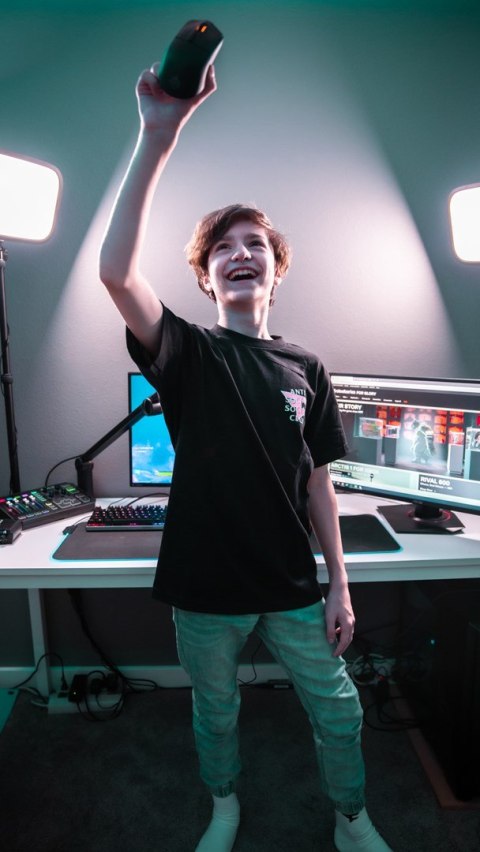 Mysz SteelSeries Rival 3 Wireless Gen 2 Aqua SteelSeries