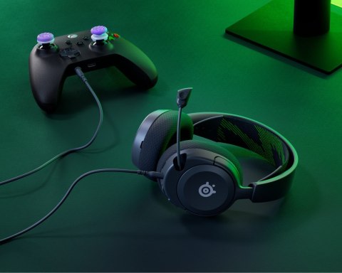 Steelseries ARCTIS NOVA 1X Zestaw słuchawkowy Przewodowa Opaska na głowę Gaming Czarny, Zielony SteelSeries