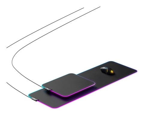Steelseries QcK Prism Cloth XL Podkładka dla graczy Czarny SteelSeries