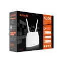 Tenda N300 router bezprzewodowy Fast Ethernet Jedna częstotliwości (2,4 GHz) 4G Biały Tenda