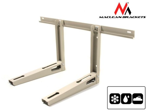 Uchwyt wspornik klimatyzatora / pompy ciepła Maclean, długość ramienia 450mm, stal galwanizowana, do 100kg, MC-622 Maclean