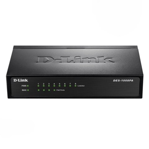 8-PORT LAYER2 POE/FAST ETHERNET SWITCH IN D-Link