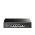 Cudy GS1008PS2 łącza sieciowe Nie zarządzany Gigabit Ethernet (10/100/1000) Obsługa PoE Czarny CUDY