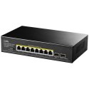 Cudy GS1008PS2 łącza sieciowe Nie zarządzany Gigabit Ethernet (10/100/1000) Obsługa PoE Czarny CUDY
