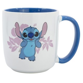 Disney Stitch - Kubek ceramiczny w pudełku prezentowym z kolekcji Flowers 380 ml Stitch