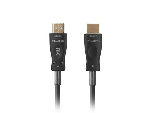 LANBERG KABEL HDMI M/M V2.1 20M 8K OPTYCZNY AOC CA-HDMI-30FB-0200-BK Lanberg