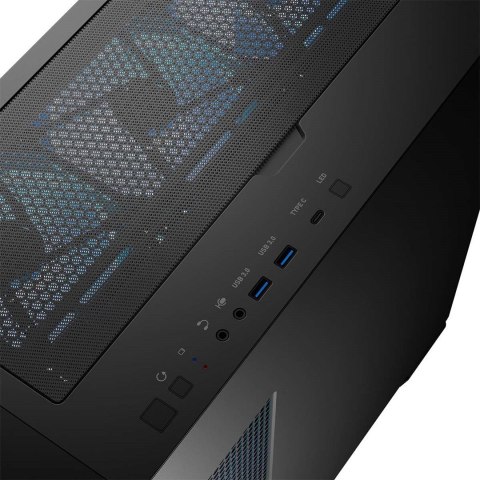 MODECOM OBUDOWA HORIZON ARGB FLOW MIDI USB TYPE -C CZARNA MODECOM