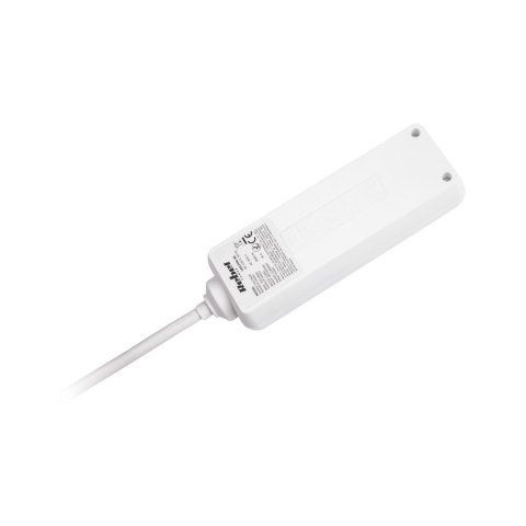 Przedłużacz biały Rebel 3 gniazda, kabel 3m (3x1,5mm), bez przełącznika Rebel