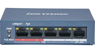 SWITCH POE HIKVISION DS-3E0105P-E/M(B) Hikvision