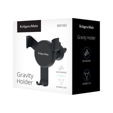 Uniwersalny uchwyt grawitacyjny do kratki Kruger&Matz KM1362 Kruger&Matz