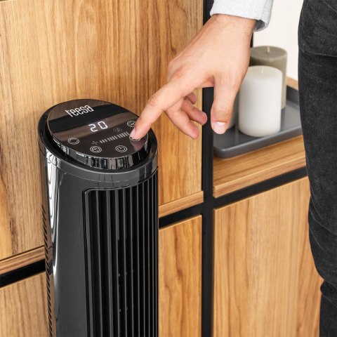 Wentylator kolumnowy 74cm - czarny Teesa