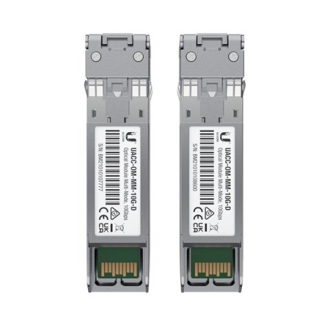 Wkładka SFP+ Ubiquiti 10 Gbps Multi-Mode Optical Module 2-pack UBIQUITI