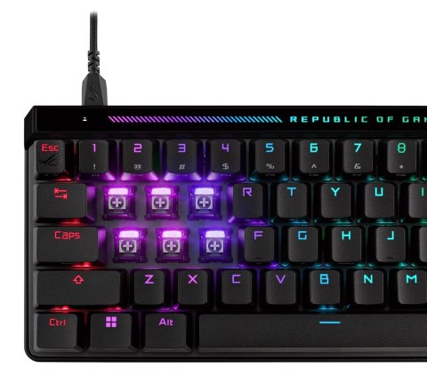 ASUS ROG Falchion Ace HFX klawiatura Gaming USB QWERTZ Niemiecki Czarny ASUS