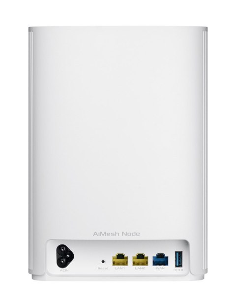 ASUS ZenWiFi AX Hybrid (XP4) (1-PK) Dual-band (2.4 GHz/5 GHz) Wi-Fi 6 (802.11ax) Biały 2 Wewnętrzne ASUS