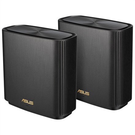 ASUS ZenWiFi AX (XT9) AX7800 2er Set Schwarz Tri-band (2.4 GHz/5 GHz/5 GHz) Wi-Fi 6 (802.11ax) Czarny 4 Wewnętrzne ASUS