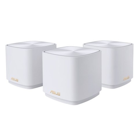 ASUS ZenWiFi XD4 Plus AX1800 3 Pack White Dual-band (2.4 GHz/5 GHz) Wi-Fi 6 (802.11ax) Biały 2 Wewnętrzne ASUS