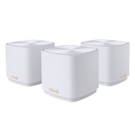 ASUS ZenWiFi XD4 Plus AX1800 3 Pack White Dual-band (2.4 GHz/5 GHz) Wi-Fi 6 (802.11ax) Biały 2 Wewnętrzne ASUS