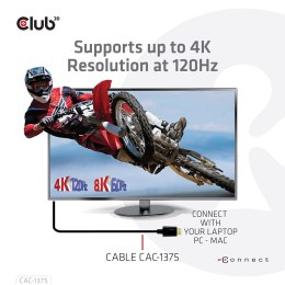 CLUB3D CAC-1375 kabel HDMI 5 m HDMI Typu A (Standard) Czarny Club 3D