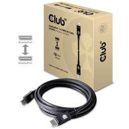 CLUB3D DisplayPort 1.4 HBR3 8K 28AWG Cable M/M 3m /9.84ft Club 3D