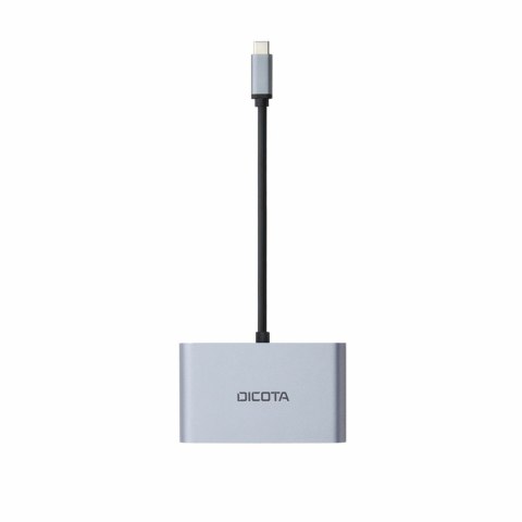 DICOTA D32064 stacja dokująca Tablet/Smartfon/Laptop Srebrny Dicota