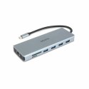 DICOTA D32065 huby i koncentratory USB 3.2 Gen 1 (3.1 Gen 1) Type-C Srebrny Dicota