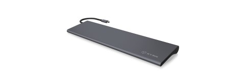 ICY BOX IB-DK2102-C Przewodowa USB 3.2 Gen 1 (3.1 Gen 1) Type-C Antracyt, Czarny RAIDSONIC