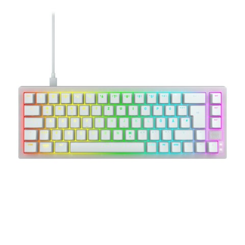 Klawiatura CHERRY XTRFY TAS K5V2 Przewodowy DE-Layout weiĽ MX Czerwony Cherry