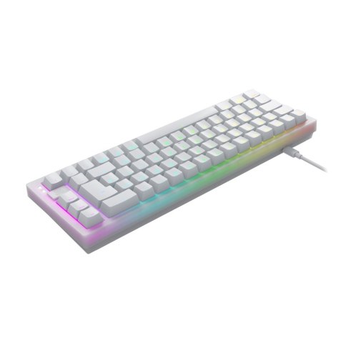 Klawiatura CHERRY XTRFY TAS K5V2 Przewodowy DE-Layout weiĽ MX Czerwony Cherry