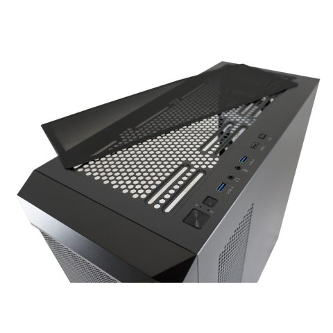 LC-Power Gaming 804B - Midi Tower - obudowa PC - ATX - micro ATX - Mini-ITX - Metal - Plastik - Szkło hartowane - 16 cm PowerColor