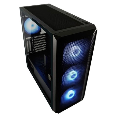 LC-Power Gaming 804B - Midi Tower - obudowa PC - ATX - micro ATX - Mini-ITX - Metal - Plastik - Szkło hartowane - 16 cm PowerColor