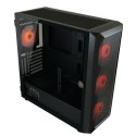 LC-Power Gaming 804B - Midi Tower - obudowa PC - ATX - micro ATX - Mini-ITX - Metal - Plastik - Szkło hartowane - 16 cm PowerColor