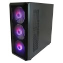 LC-Power Gaming 804B - Midi Tower - obudowa PC - ATX - micro ATX - Mini-ITX - Metal - Plastik - Szkło hartowane - 16 cm PowerColor