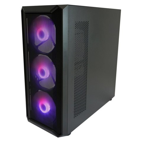 LC-Power Gaming 804B - Midi Tower - obudowa PC - ATX - micro ATX - Mini-ITX - Metal - Plastik - Szkło hartowane - 16 cm PowerColor