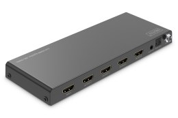 Rozdzielacz / Splitter HDMI 1x4, 8K/60Hz (4:4:4) z HDR, 48 Gbps, HDCP 2.3. Toslink / Stereo, EDID DIGITUS